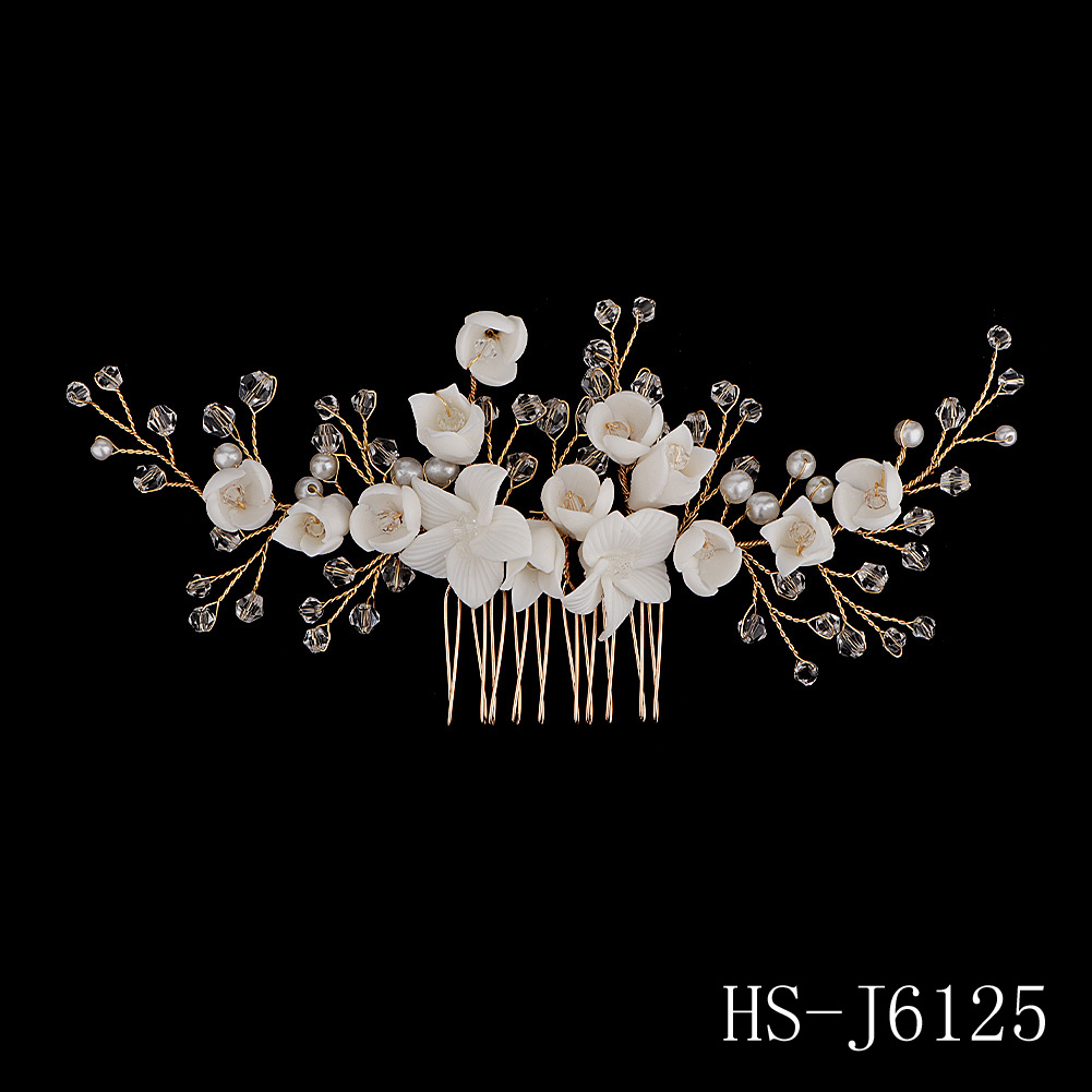 Haircomb Jewelry Hair Clip Headdress Flower Hair Accessories — 5
